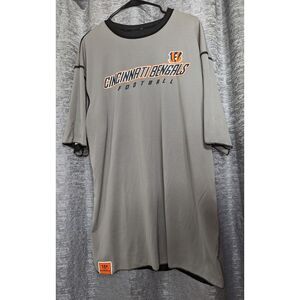 Cincinnati Bengals Reversible Short Sleeve Shirt Mens 2xl‎